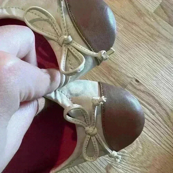 Ann Taylor Womens Pink and Beige Flats Size 8.5 - Picture 6 of 10